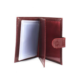 Обложка для авто+паспорт-Croco-ВП-1032 (с хляст, 5 внут карм, двойн стенка) натуральная кожа бордо игуана (78) 265285  фото 3