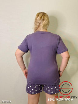 Женская пижама футболка и шорты - Bruno фото 2