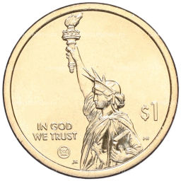 Монета 1 доллар 2024 года D США Американские инновации Джордж Вашингтон Карвер