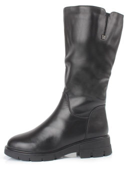 Z4215M BLACK Сапоги зимние женские (натуральная кожа, натуральный мех)