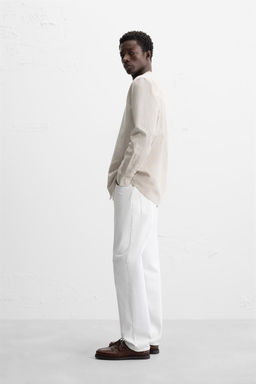 COTTON - LINEN SHIRT - Zara фото 27