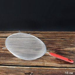 Сито с ручкой 18 см металл, ручка пластик / HW-655 /уп 300/