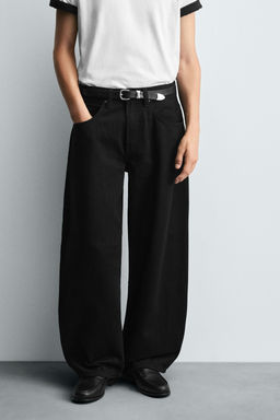 JEANS BALLOON FIT / Negro - Zara фото 11