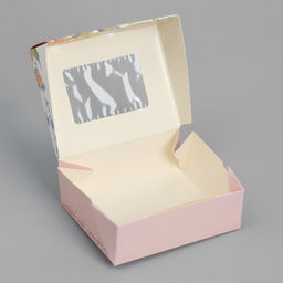 Цена за 10 шт. Кондитерская упаковка, коробка с ламинацией «Цветы», 10×8×3.5 см