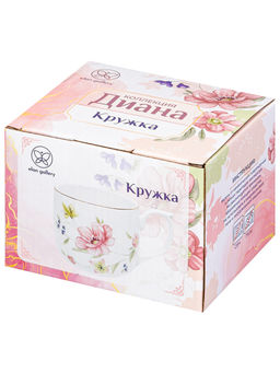 Кружка 480 мл 13*10*8,5 см "Диана" фарфор NEW BONE CHINA