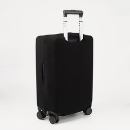 Чехол на чемодан на колёсах, 28" (L), однотонный, чёрный