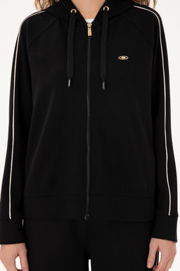 Женский черный свитшот Неожиданная скидка в корзине - U.s. polo assn фото 6