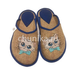 Тапочки без задника, вышивка «кошечки» - Чуника фото 5