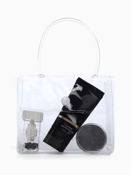 Цена за 3 шт. Косметичка на кнопке для бассейна, маленькая, с ручкой, прозрачная - Simaland фото 2