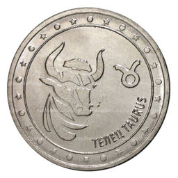 Монета 1 рубль 2016 года Знак зодиака - Телец