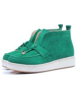 01-5172-6 Ботинки демисезонные (натуральная замша, байка) - Фабричный китай фото 18