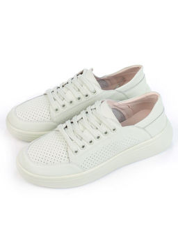 05-PDD180-5 LT. GREEN Кроссовки женские (натуральная кожа)