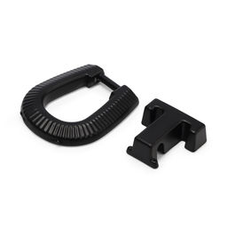 Цена за 3 шт. Ручка-кнопка CAPPIO EARRING, алюминий, цвет черный