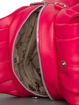 LACCOMA сумка Кармэн-24-L815-маджента эко кожа хлопок  фото 4