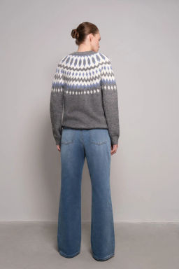 Светло-синие джинсы Bootcut - Incity фото 4