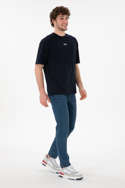 Erkek Comfort Fit Bisiklet Yaka Lacivert Ti__rt Sepette S_rpriz _ndirim - U.s. polo assn фото 5