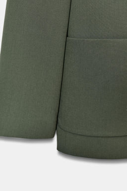 BLAZER RECTA HOMBRERAS / Khaki - Zara фото 9