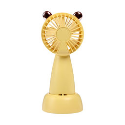Подарочный набор вентилятор, подставка для телефона и зонт, жёлтый