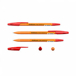 Цена за 50 шт. Ручка шариковая ErichKrause R-301 Stick Orange 0.7, цвет чернил синий (в коробке по 50 шт.)  фото 13
