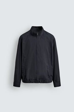 CAZADORA BOMBER REGULAR FIT CUADROS / Azul - Zara фото 8