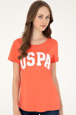 Женская базовая футболка с цветком граната Неожиданная скидка в корзине - U.s. polo assn фото 3