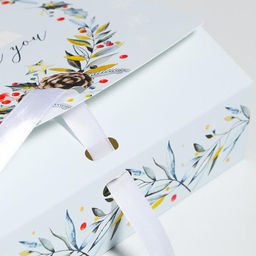 Складная коробка подарочная Волшебного нового года, 20 18 5 см, БЕЗ ЛЕНТЫ - Дарите счастье фото 4