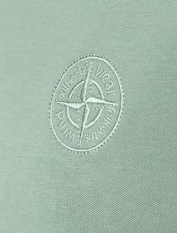 Футболка-поло из фактурного трикотажа - Vilatte фото 4