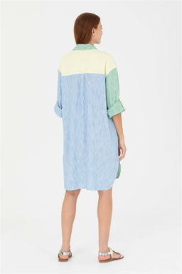 Женское зеленое тканое платье - U.s. polo assn фото 5