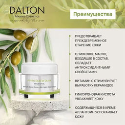 PHYTO OLIO DI OLIVA 24ч УВЛАЖНЯЮЩИЙ ОЛИВКОВЫЙ КРЕМ 50мл - Dalton фото 4