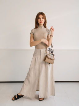 Юбка женская Linen, беж - Inzibe фото 6
