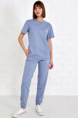 Арт. 2349 Костюм женский лила 44-52 (5 шт) Цвет:верх- лила, низ- лила - Калинка фото 2