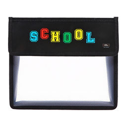 Папка для тетрадей, А5, пластиковая, 23×19×5 см, School