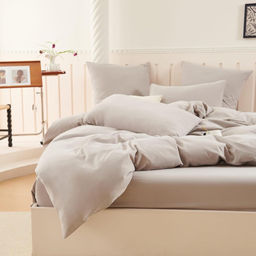 КПБ Candies Бархат Сатин с простыней на резинке по кругу CANBSR03 1.5 спальный