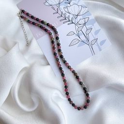 Бусы из Турмалина микс