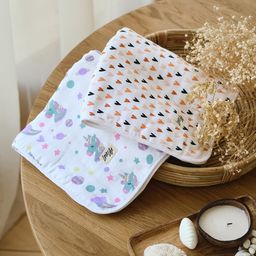 Полотенце детское Сердечки 50*90см,100% хл, муслин 105 гр/м2, махра 300гр/м2 - Крошка я фото 14