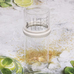 Банка для продуктов стеклянная 850мл "Olala" с мерный стаканом