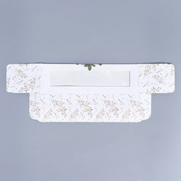 Цена за 5 шт. Коробка для макарун «С Новым годом» 18×5.5×5.5 см