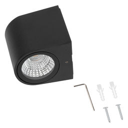 ULU-S04A-5W/4000K IP54 BLACK Светильник светодиодный уличный. Архитектурный накладной. Белый свет (4000K). Корпус черный. TM Uniel.