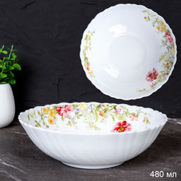 Салатник 480 мл 155 мм тарелка глубокая / TW-60 (7133) /уп 6/72/ Весенняя