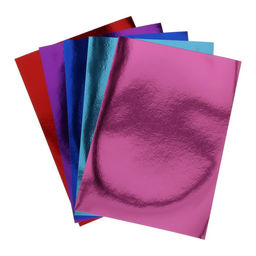 Картон фольгированный А4, 5 листов, 5 цветов, 235 г/м2 - Calligrata фото 2