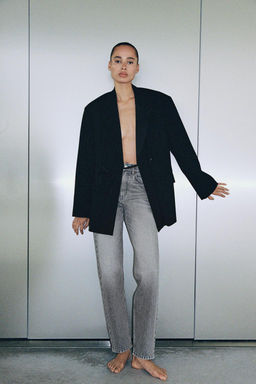 TRF MOM FIT HIGH-WAIST JEANS - Zara фото 48