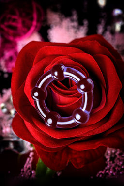 Эрекционное кольцо TOYFA A-Toys Brid, силикон, фиолетовый, 3,3 см  фото 4