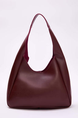 Bordo Yavrulu Oval Kad?n Orta Boy Omuz Canta TAKAW25OC00007