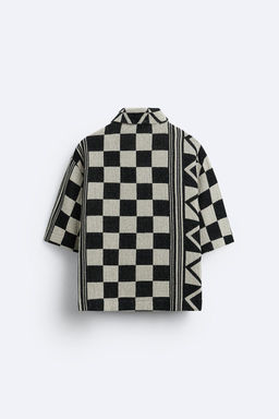 GEOMETRIK JACQUARD GOMLEK - Zara фото 8