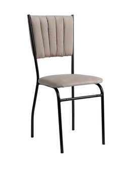 Стул разборный "Камелот" черный/бежевый