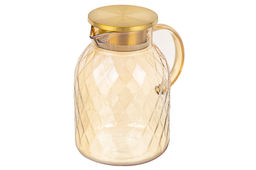 Кувшин 1,8 л 18*13*19,5 см Crystal glass золото+метал.крышк. с силик.уплотнит, ионное покр - Elan gallery фото 13
