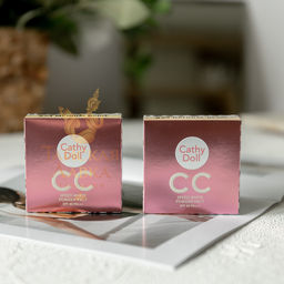 CC-Пудра Компактная Матирующая Speed White SPF40 Pa+++ (24 Средний Беж) CATHY DOLL, 12 гр  фото 12