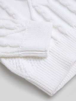 ACOOLA / Джемпер детский для девочек Georgia белый  фото 3