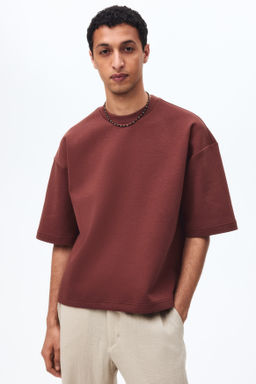 Camiseta efecto neopreno Oversized Fit - H&m фото 4
