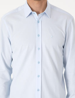 A__k Mavi Slim Fit Uzun Kollu G_mlek - Pierre cardin фото 6